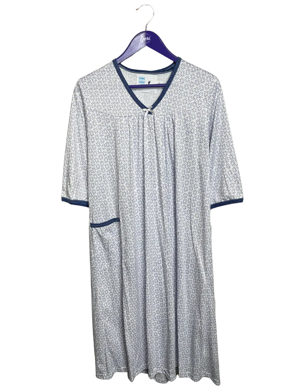 Adaptive V-Neck Nightgown