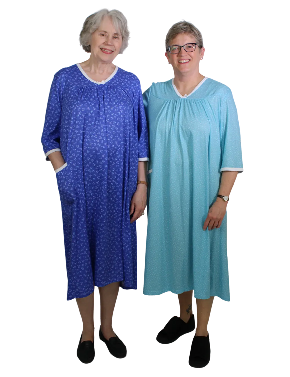 Adaptive V-Neck Nightgown