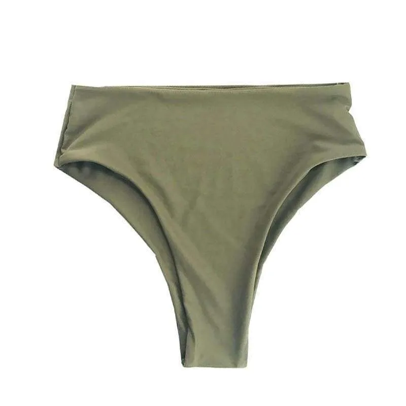 BAUDOUIN BIKINI BOTTOM IN KHAKI WILLOW