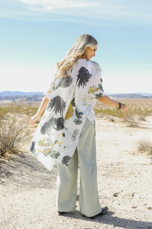 Beautiful Flower Kimono