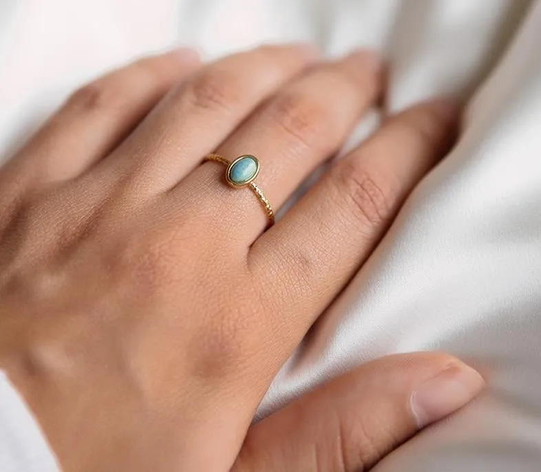 Boho Moon Ring