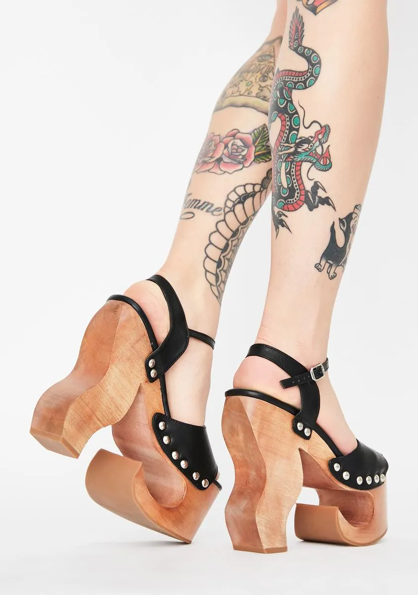 Camp Tramp Wooden Heels