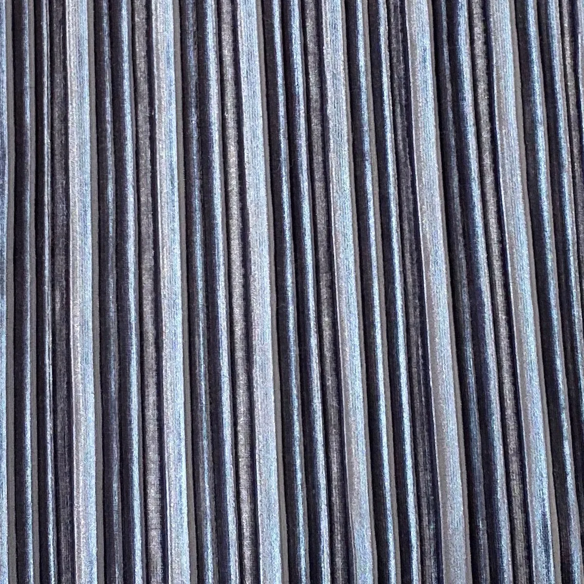 Gray Pleated Stretch Velvet Fabric