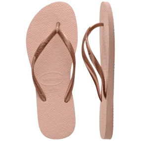 HAVAIANAS Slim Flip Flops - Ballet Rose