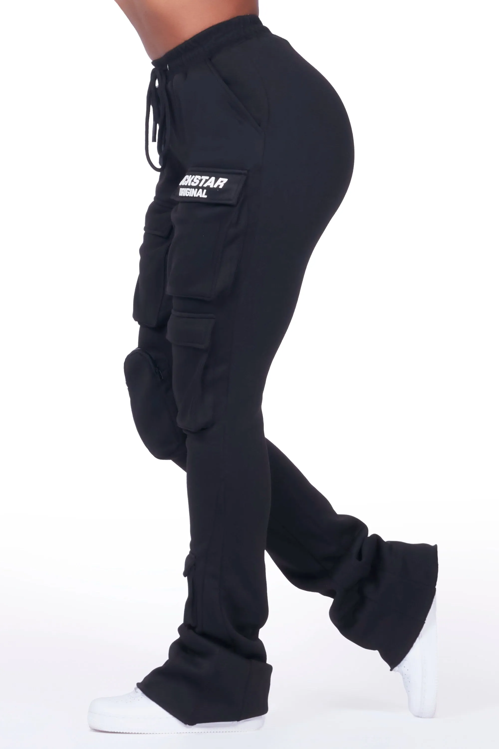 Norika Black/Black Stacked Track Pant