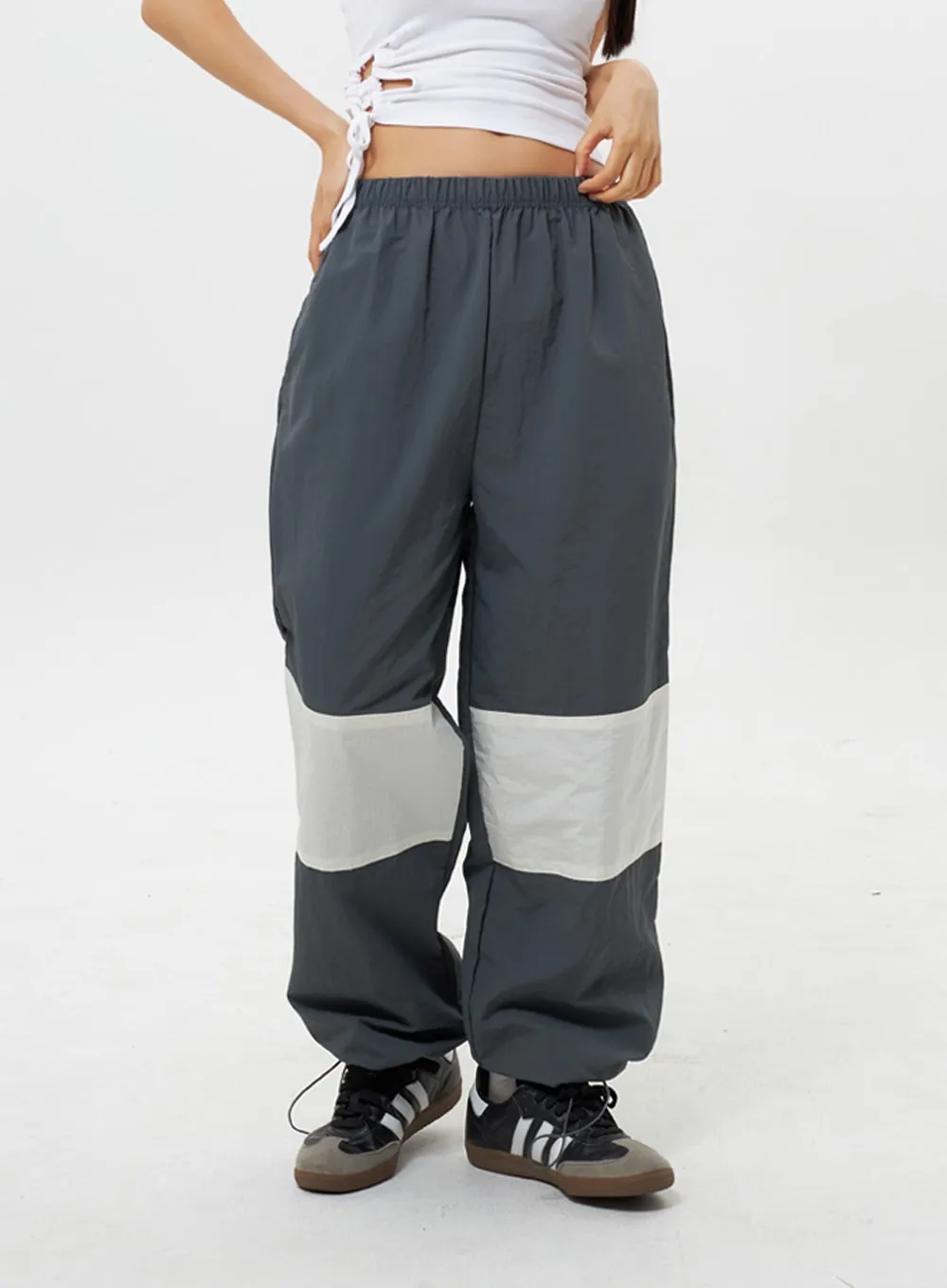 Nylon Track Pants IY311