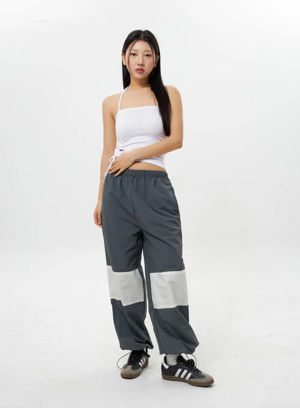 Nylon Track Pants IY311