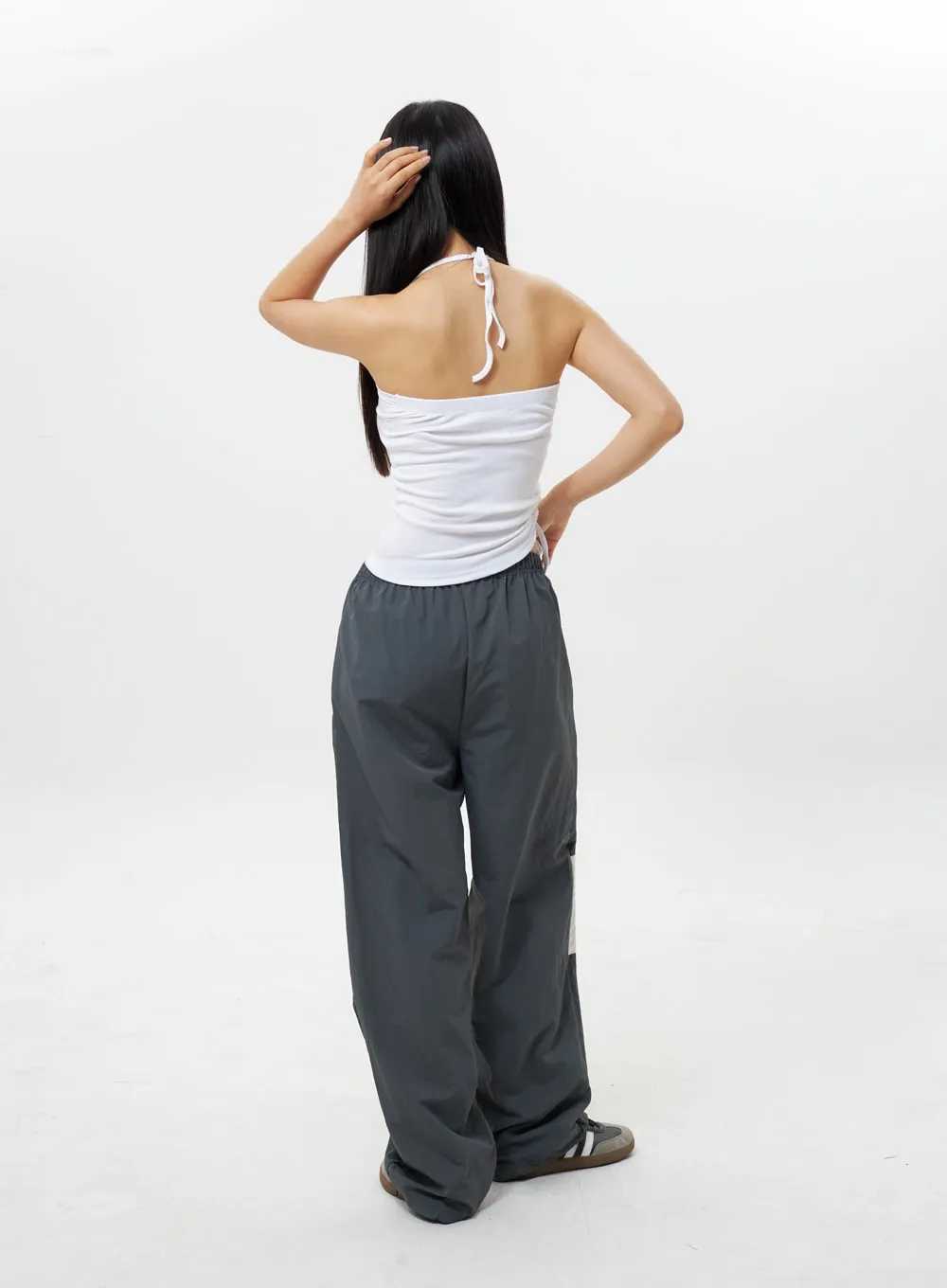 Nylon Track Pants IY311