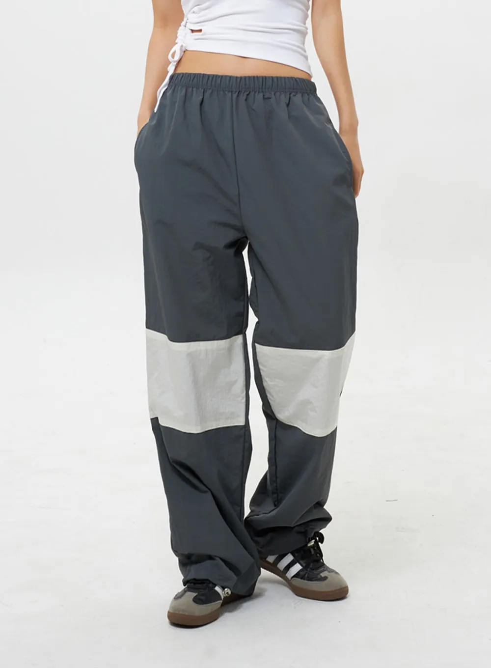 Nylon Track Pants IY311