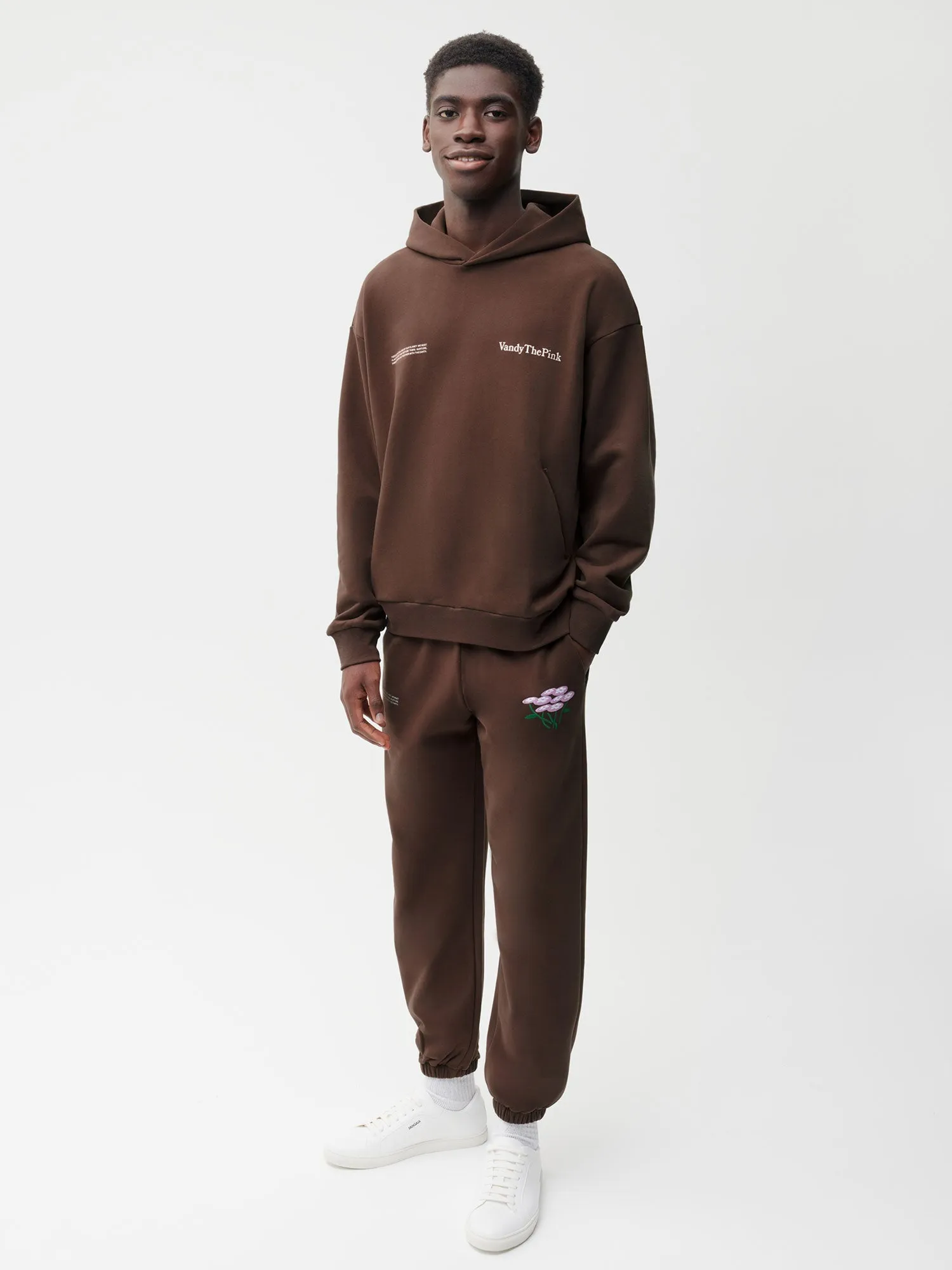 PANGAIA x Vandy The Pink 365 Track Pants—chestnut brown