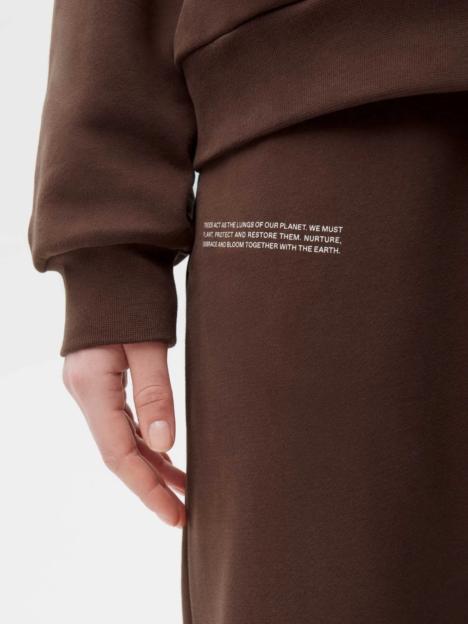 PANGAIA x Vandy The Pink 365 Track Pants—chestnut brown