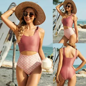 Pink Paradise Monokini swimsuit