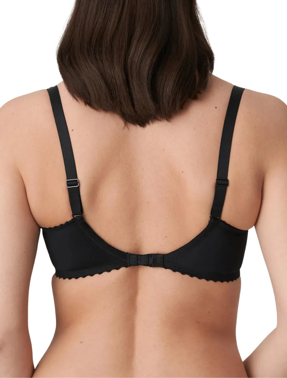 PrimaDonna Divine Seamless Non Padded Bra, Black | Seamless Black Full Cup Bra