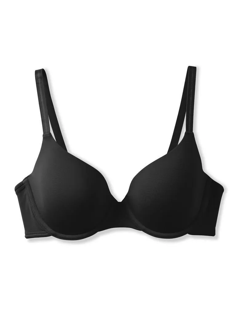 Sensitive lightly padded underwire bra