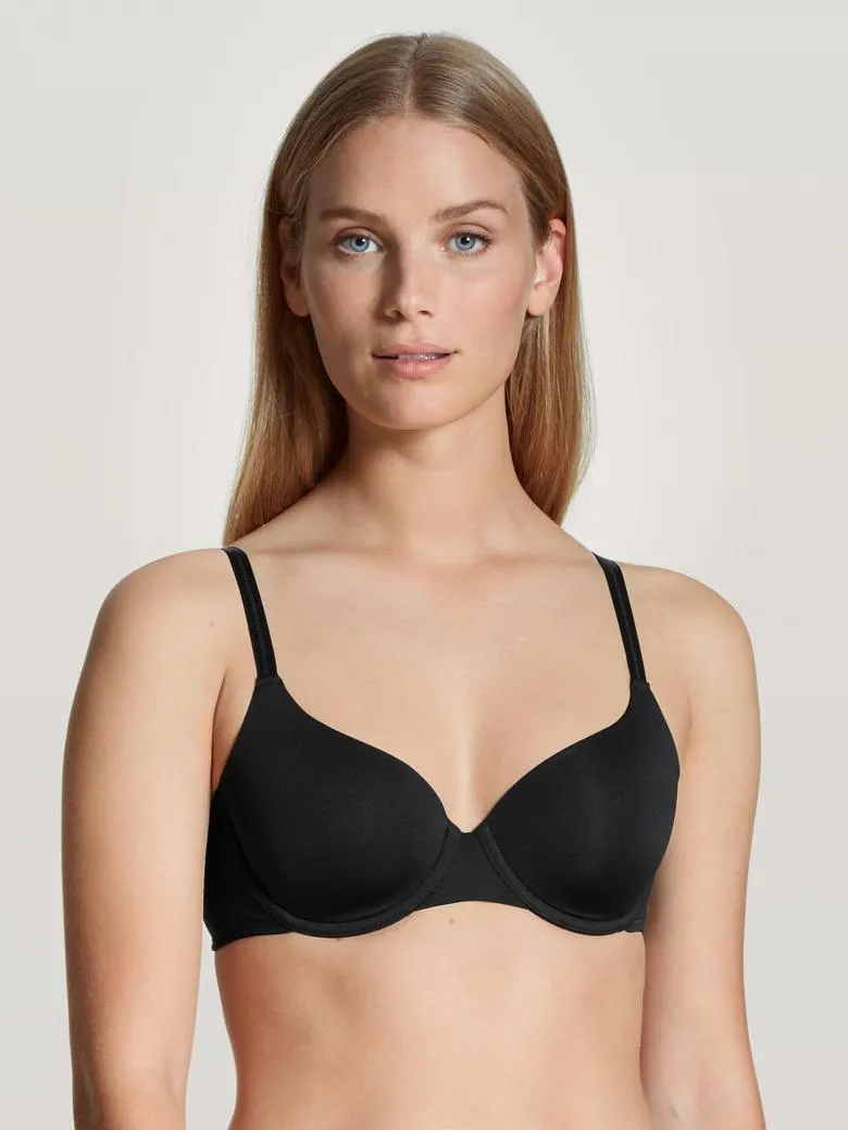 Sensitive lightly padded underwire bra