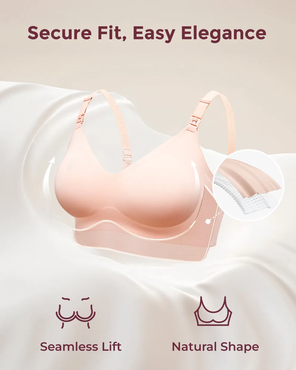 SMOOTH - Ultra Soft & Omni Maternity Nursing Bra-YN21