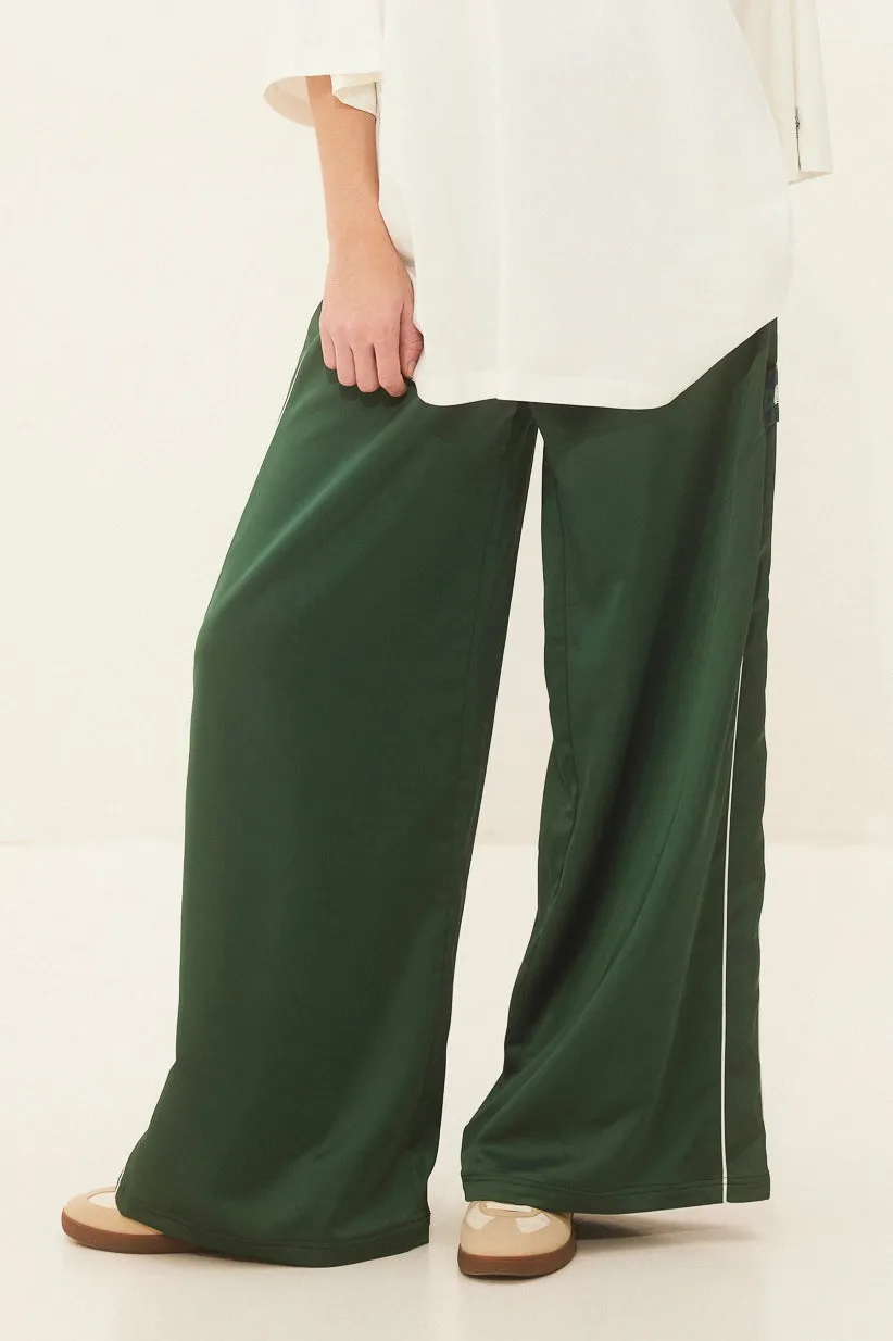 TRACK PANTS "PEACOCK" GREEN