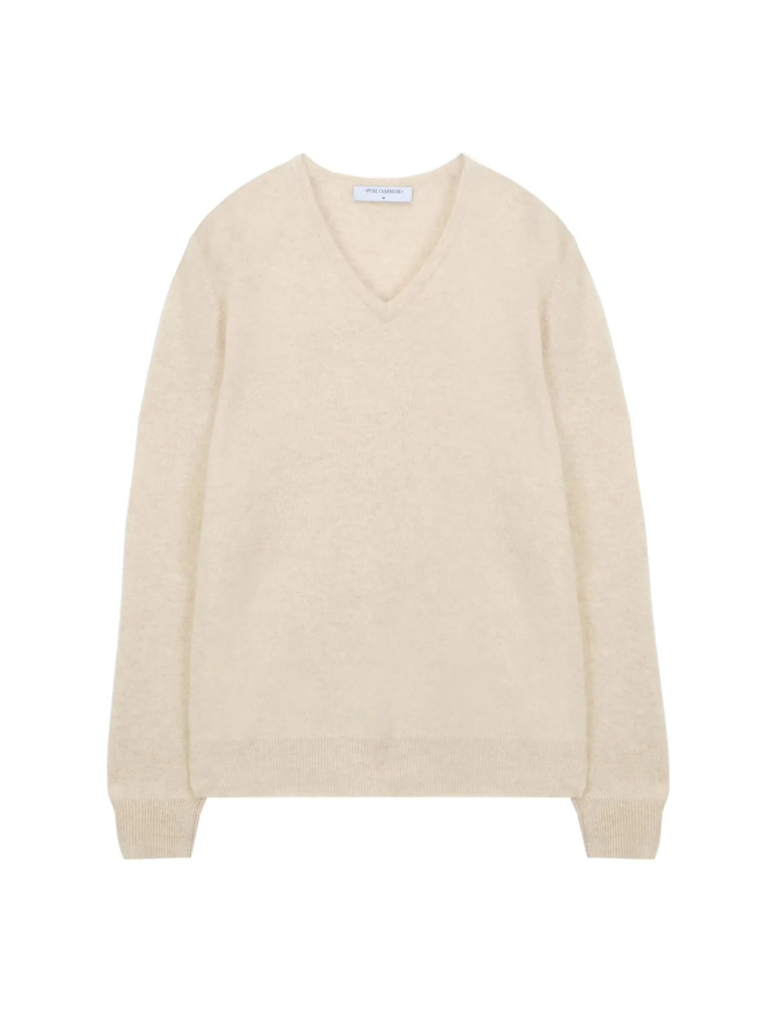 V Neck Sweater_Oatmeal