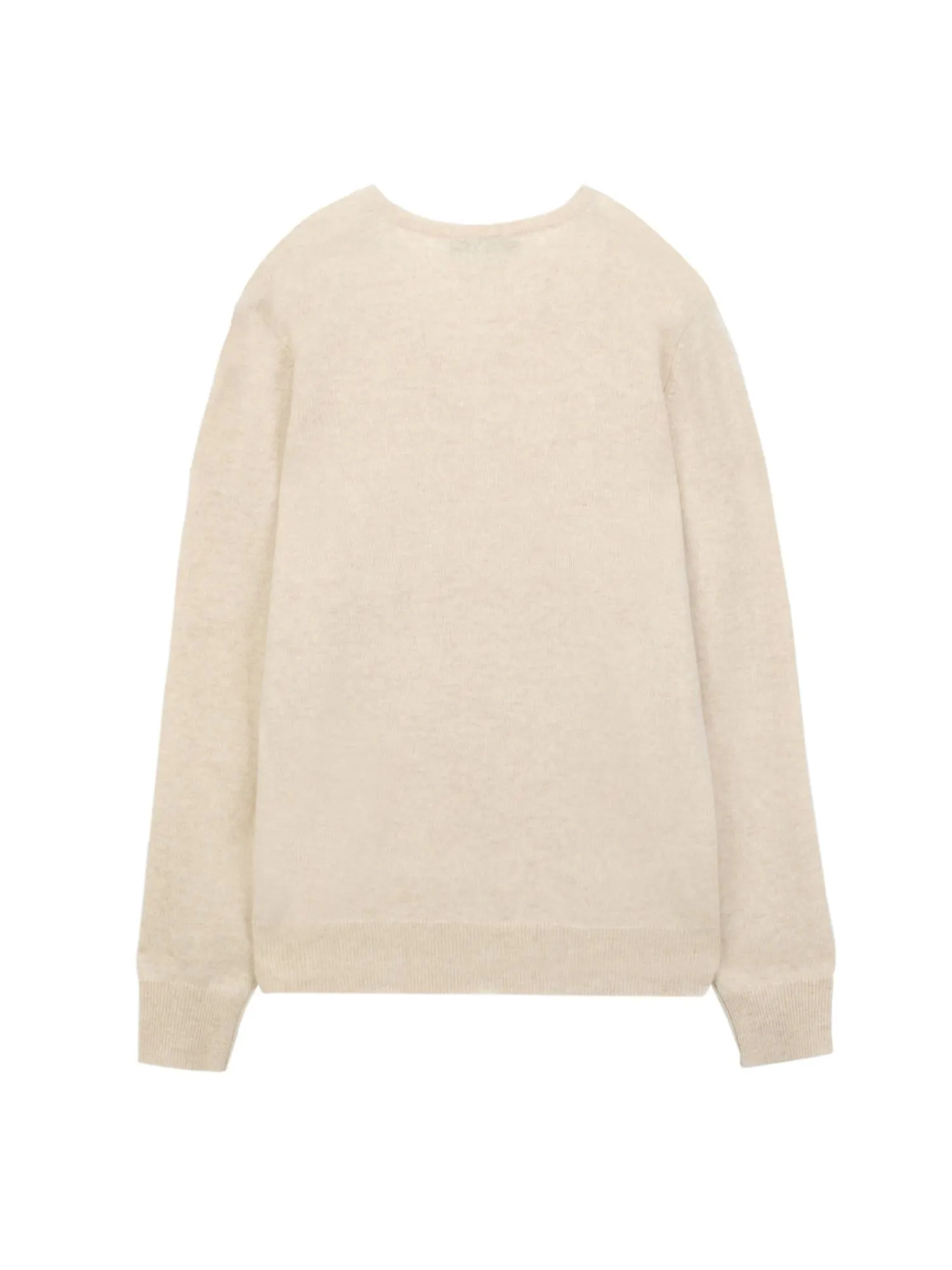 V Neck Sweater_Oatmeal