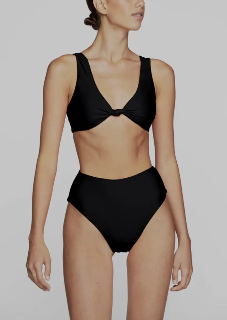 Waikui 2 Bikini Bottom - Noir Solnor