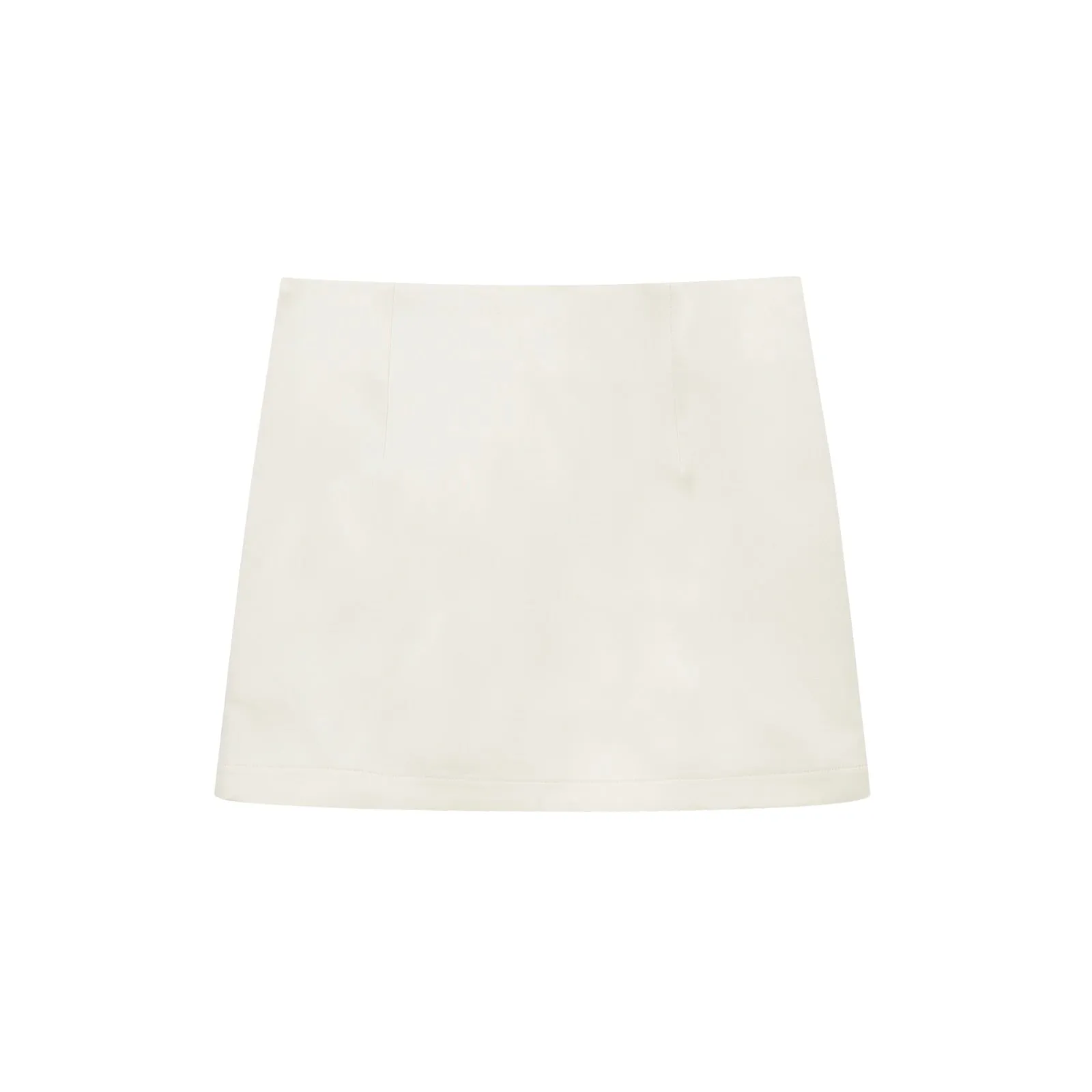 White Brocade Velvet Skirt